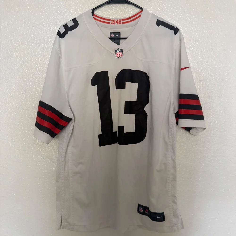 Cleveland Browns Odell Beckham Jr 13 Nike NFL On-Field Jersey Men's Size Large